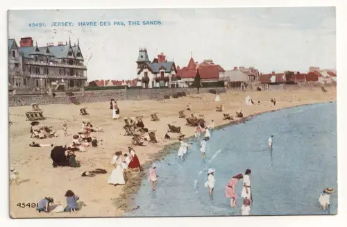 Jersey. Havre des pas, the sands. jahr 1914