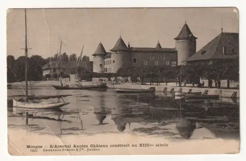 Morges - L Arsenal Ancien Château construit au XIIIme siècle. jahr 1907