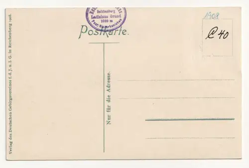 Jeschken. Alte Ansichtskarte