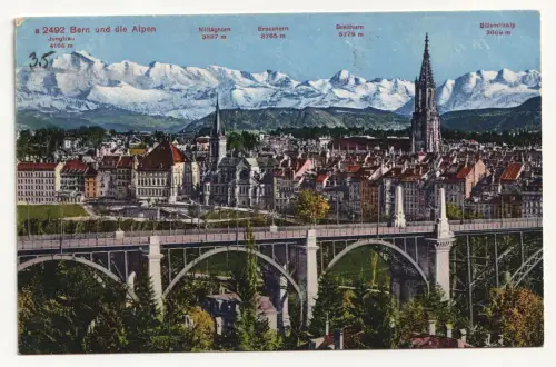 Bern und die Alpen