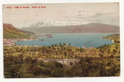 Lago di Garda - Golfo di Saló. jahr 1917