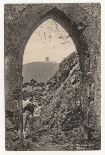 AUSSICHT VON Rauheneck BEI Baden. jahr 1909