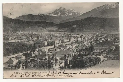 INNSBRUCK gegen Süden. jahr 1903
