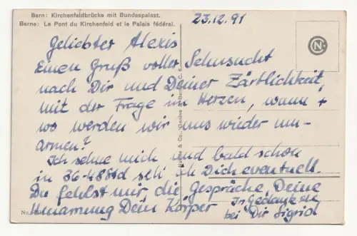 Bern: Kirchenfeldbrücke mit Bundespalast