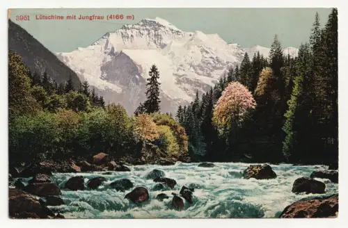 Lütschine mit Jungfrau (4166 m)