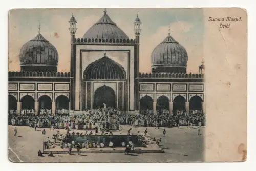 Jumma Musjid. Delhi. jahr 1909