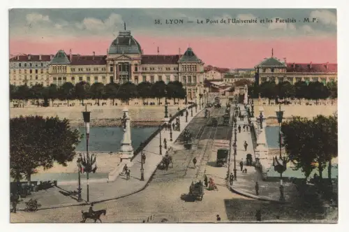 LYON. Le Pont de l Université et les Facultés