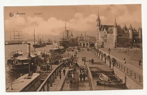 Anvers. Le port.