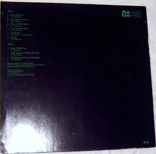 Angelo Branduardi – English Version of 1st LP Released 1971 / `74