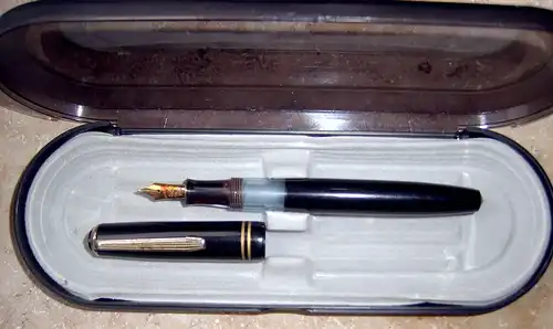 14 ct. 585 alter Tintenfüller im Tintenfass zu füllen Warrant 