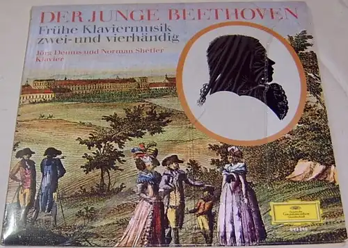 Beethoven der Junge...Frühe Klaviermusik zwei u. Vierhändig Jörg Demus, Norman Shetler; `69