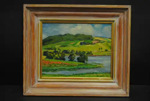 Otto Westphal - "Reife Felder" - Öl auf Hartfaserplatte - nach 1945