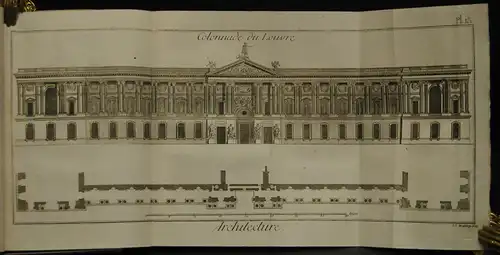 Diderot -  Dictionnaire raisonne des sciences / viele Kupfer – Architecture 1780