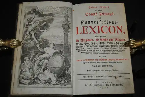 Hübner  - Reales Staats-Zeitungs- und Conversations-Lexicon - 1777