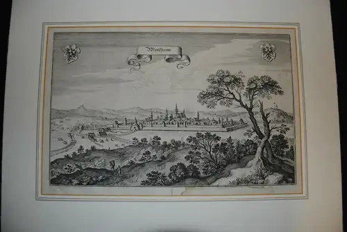 Bad Windsheim – Kupferstich von Merian – Um 1648