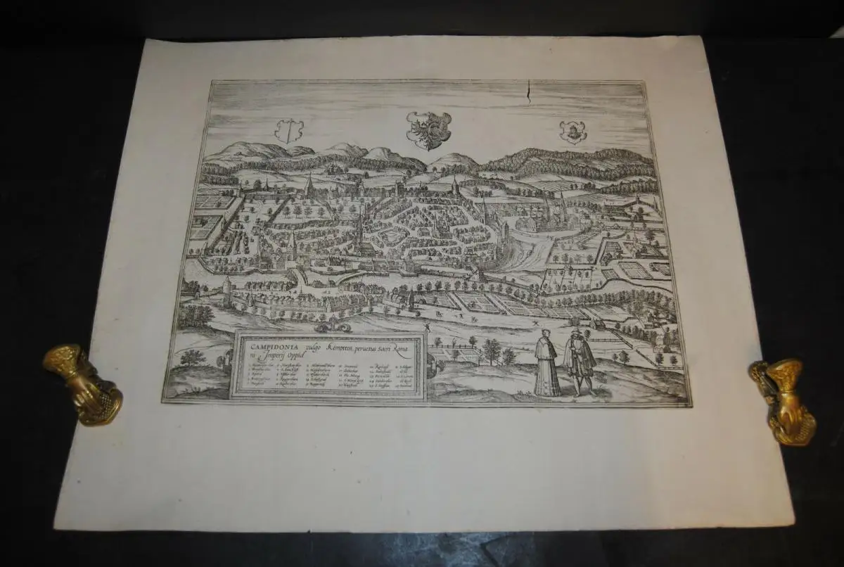 Braun u. Hogenberg - Radierung - Kempten - ca. 1575 1