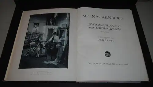 Schnackenberg - Kostüme - Plakate und Dekorationen - 1920