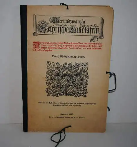 Vierundzwanzig Bayrische Landtafeln - 1886
