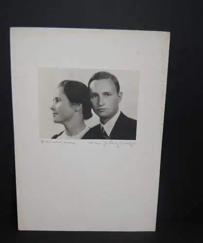 Will Burgdorf - Foto - Pärchen - Mann und Frau - um 1935