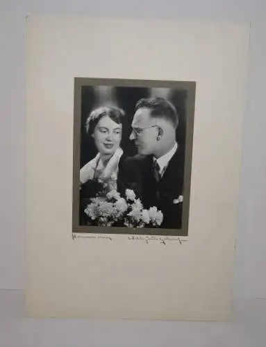 Will Burgdorf - Foto - Brautpaar- um 1935