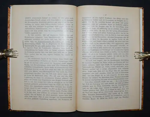 Capital und Arbeit von J. D. Beckmann - 1890 - Seltene erste und einzige Ausgabe