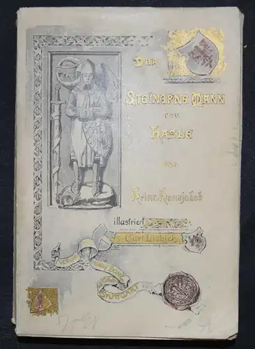 Steinerne Mann von Hasle - SELTENE BROSCHIERTE AUSGABE - 1898