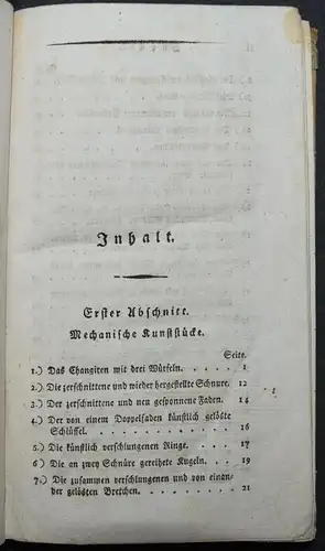 ZAUBERKUNSTSTÜCKE ZAUBEREI SORCERY MAGIC SORCELLERIE 1825