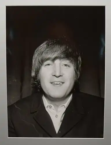 BEATLES - JOHN LENNON - ORIGINAL-VINTAGE-PORTRAITPHOTOGRAPHIE - LONDON 1965