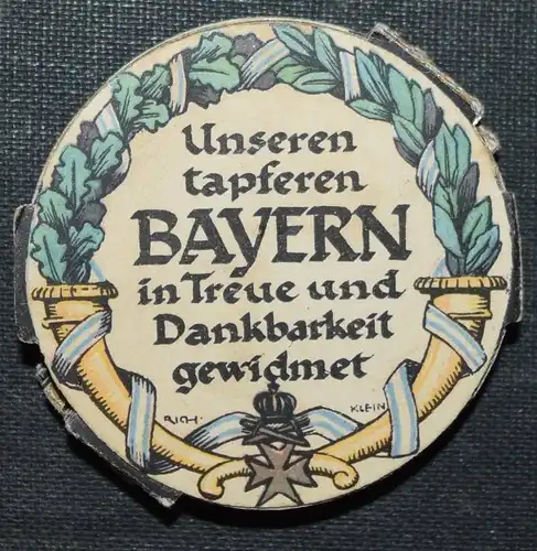 SELTENER SCHRAUBTALER – BAYERN-THALER 1914-1916 - MEDAILLE - BAVARICA