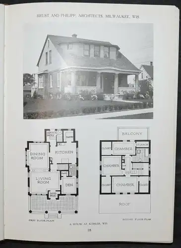 HOPKINS - MODERNE AMERIKANISCHE LANDHÄUSER - 1926 - AMERIKA - HÄUSER