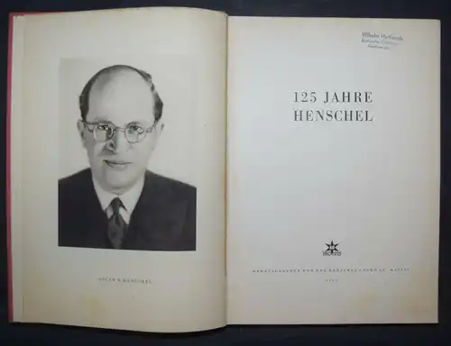 EISENBAHN - 125 JAHRE HENSCHEL - 1935