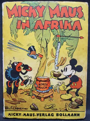 DISNEY - MICKY MAUS IN AFRIKA. ZÜRICH 1936 BOLLMANN