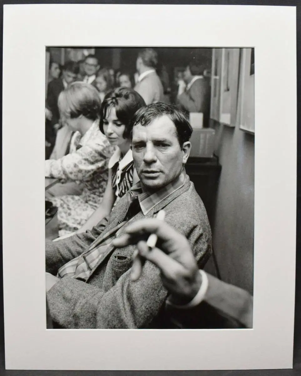 BEAT GENERATION – JACK KEROUAC ORIGINAL PORTRÄTPHOTO. MAILAND 28.09.1966 VINTAGE 0