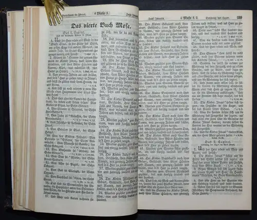 BIBLIA GERMANICA – DIE BIBEL ODER DIE GANZE HEILIGE SCHRIFT - UM 1845