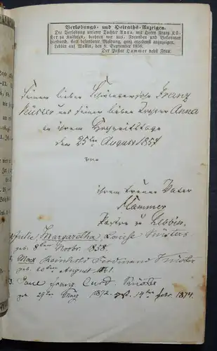 BIBLIA GERMANICA – DIE BIBEL ODER DIE GANZE HEILIGE SCHRIFT - UM 1845