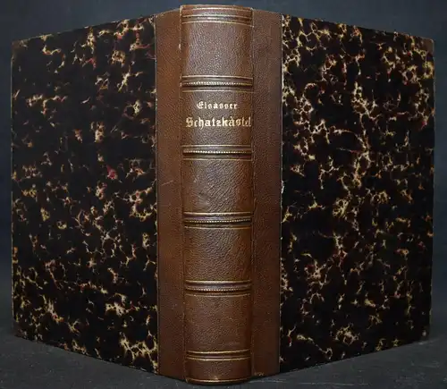 ADOLF STÖBER - ELSÄSSER SCHATZKÄSTEL - ERSTAUSGABE 1877 - ANTHOLOGIE - MUNDART