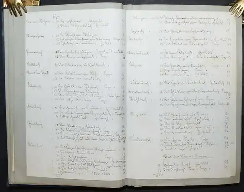 JOHANN BRESCH - VOGESENKLÄNGE - ORIGINAL-MANUSKRIPT 1887 -  ELSASS - HANDSCHRIFT