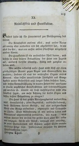 HUFELAND, DIE KUNST DAS MENSCHLICHE LEBEN ZU VERLÄNGERN - 1798 WIEN ÖHLER