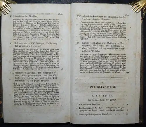 HUFELAND, DIE KUNST DAS MENSCHLICHE LEBEN ZU VERLÄNGERN - 1798 WIEN ÖHLER