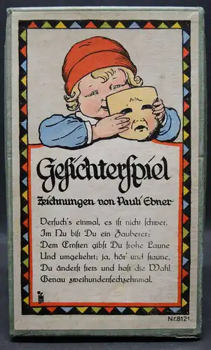 Legespiel um 1925 - Gesichterspiel -  Pauli Ebner - Scholz