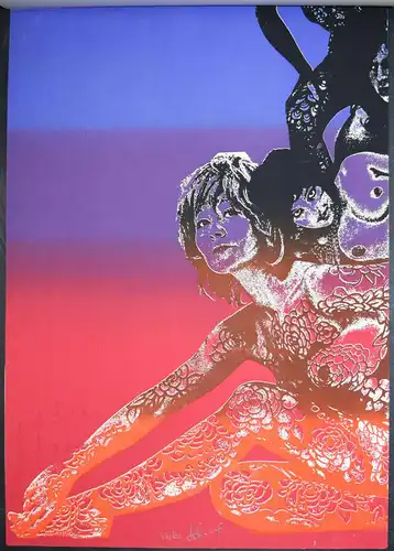Horst Mundschitz - Wandkalender - Pop Art- Body Paintings - 1971-73 Signiert