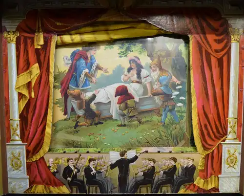 PAPER-THEATRE- PAPIERTHEATER 1889 SEHR SELTEN ! ! MÄRCHEN-PANORAMA FARY TOYS