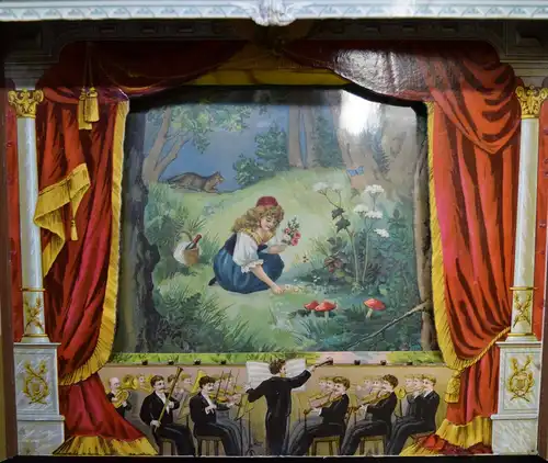 PAPER-THEATRE- PAPIERTHEATER 1889 SEHR SELTEN ! ! MÄRCHEN-PANORAMA FARY TOYS