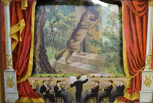 PAPER-THEATRE- PAPIERTHEATER 1889 SEHR SELTEN ! ! MÄRCHEN-PANORAMA FARY TOYS