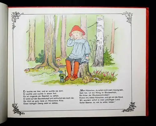 Beskow. Hänschen im Blaubeerwald (1928) - SELTENE JUBELAUSGABE !