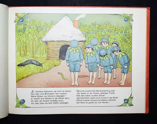 Beskow. Hänschen im Blaubeerwald (1928) - SELTENE JUBELAUSGABE !