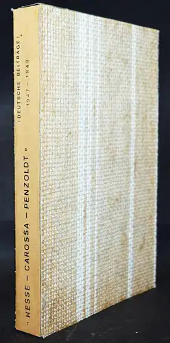 Hermann Hesse zum siebzigsten Geburtstag - 1947-1948 - Hans Carossa
