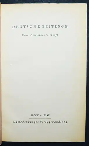 Hermann Hesse zum siebzigsten Geburtstag - 1947-1948 - Hans Carossa