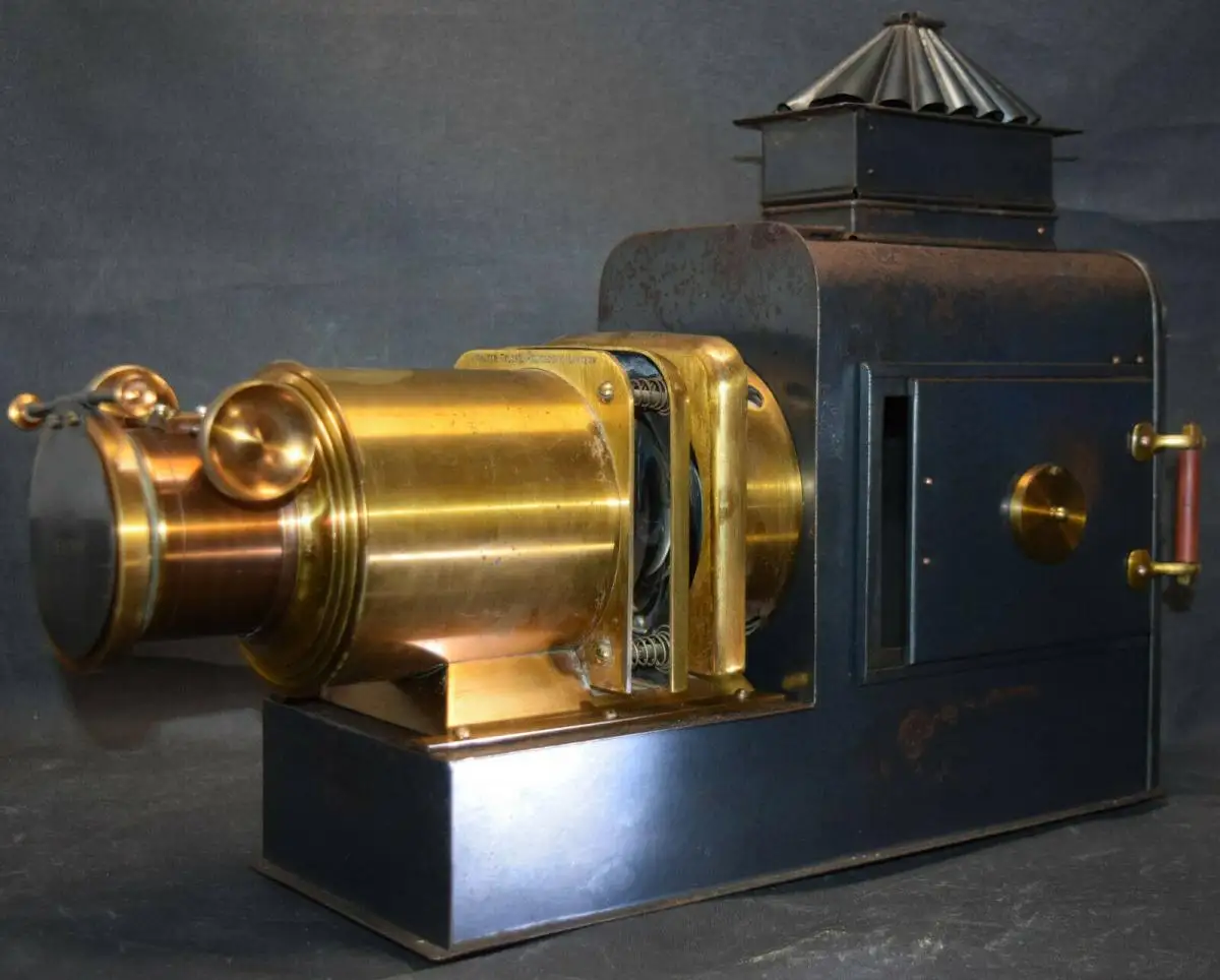 LATERNA MAGICA – HELIOSCOPIC LATERN um 1860 - GLAS-DIAS PROJEKTOR PROJECTOR 0