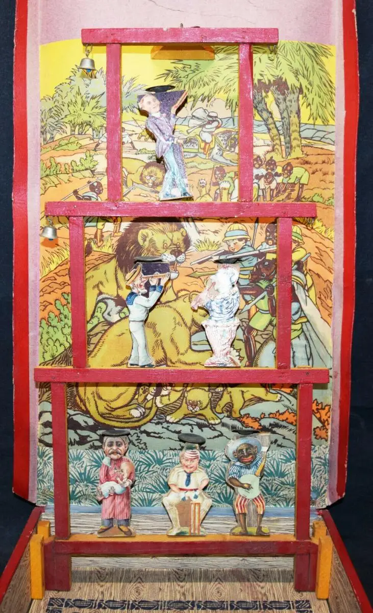 Spiele – Tir au canon - Originelles Billart-Spiel Frankreich um 1895 7
